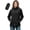 New Black, variant on Women's Lightweight Jackets Outdoor Hiking Packable Waterproof Hooded Rain Jacket