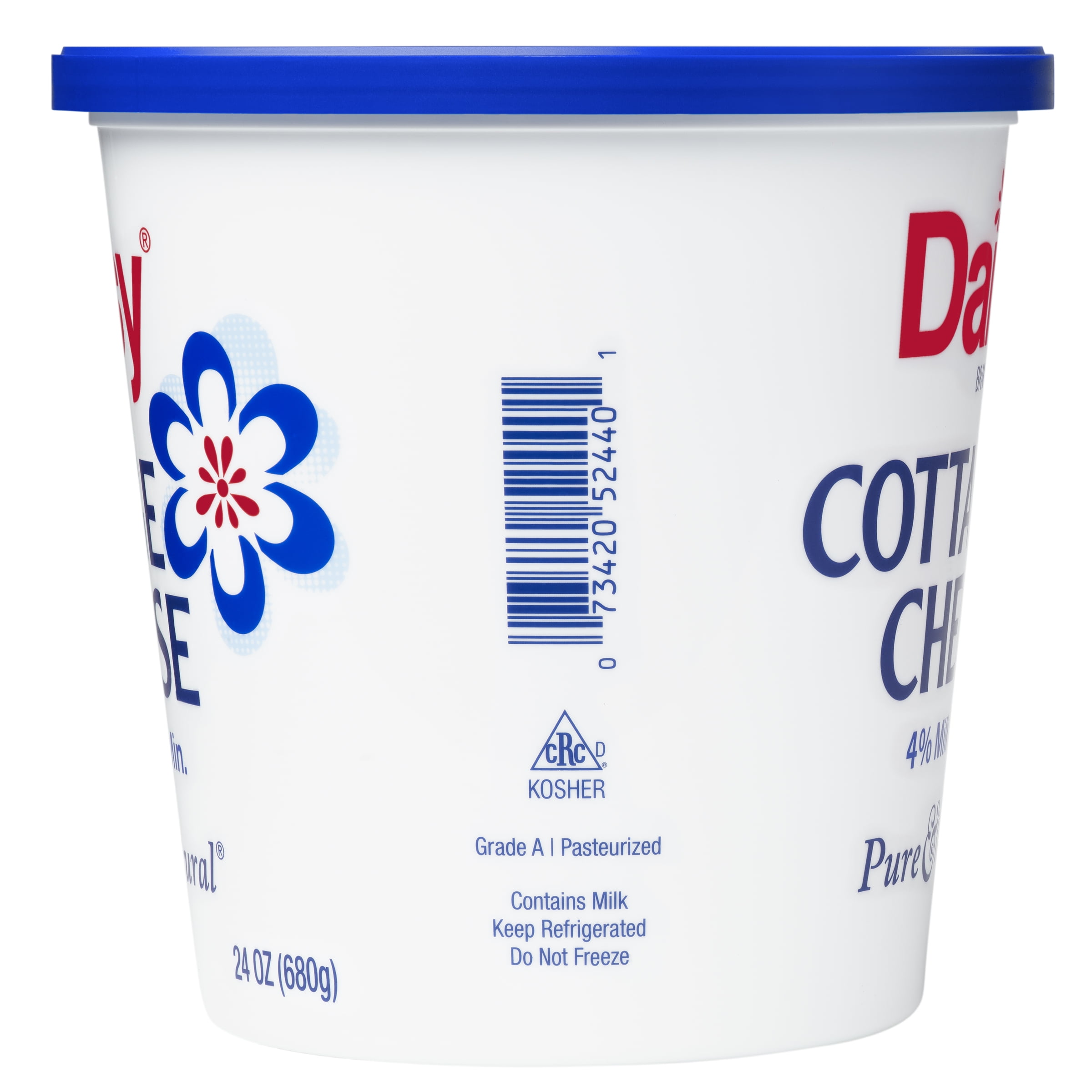 Daisy Small Curd Cottage Cheese 4 Milk Fat 24 Oz Walmart Com