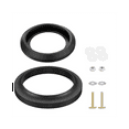 thumbnail image 1 of Kit de Joint de Toilette RV 34120 12524 Remplacement pour Pièces de Toilette RV Joint à Bille pour Toilettes, 2x Joint de Toilette RV 2x Petites Rondelles 4x Rondelle 2x Écrou 2x Vis, Noir, 1 of 5