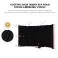 thumbnail image 4 of Graflsoa Foldable Portable Microphone Isolation Shield for Outdoor Recording, Noise Reduction with High-Density EVA Foam, ABS+Sponge Material, Pink (Multiple Colors Available), 4 of 8