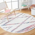 thumbnail image 2 of SAFAVIEH Montauk Raymond Southwestern Area Rug, Ivory/Blue, 6' x 6' Round, 2 of 8