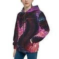thumbnail image 2 of Kdxio Neon Futuristic Dragon Pattern Kids Boys Girls Zip Up Hoodie 3D Printed Hooded Sweatshirt Hoody Coat with Pocket 7-12 Y-Small, 2 of 6