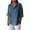 Navy C, variant on Enjoytime Womens 3/4 Sleeve Tops Solid Color V-Neck Loose Shirts Business Dressy Casual Blouses Plus Size Spring Clothes for Women