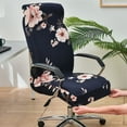thumbnail image 5 of Stretch Printed Computer Office Chair Covers,Desk Rotating Chair Slipcovers Removable Washable Anti-Dust Spandex Chair Protector Cover for Office Chair-L(17.7-23.5inch)-05, 5 of 8