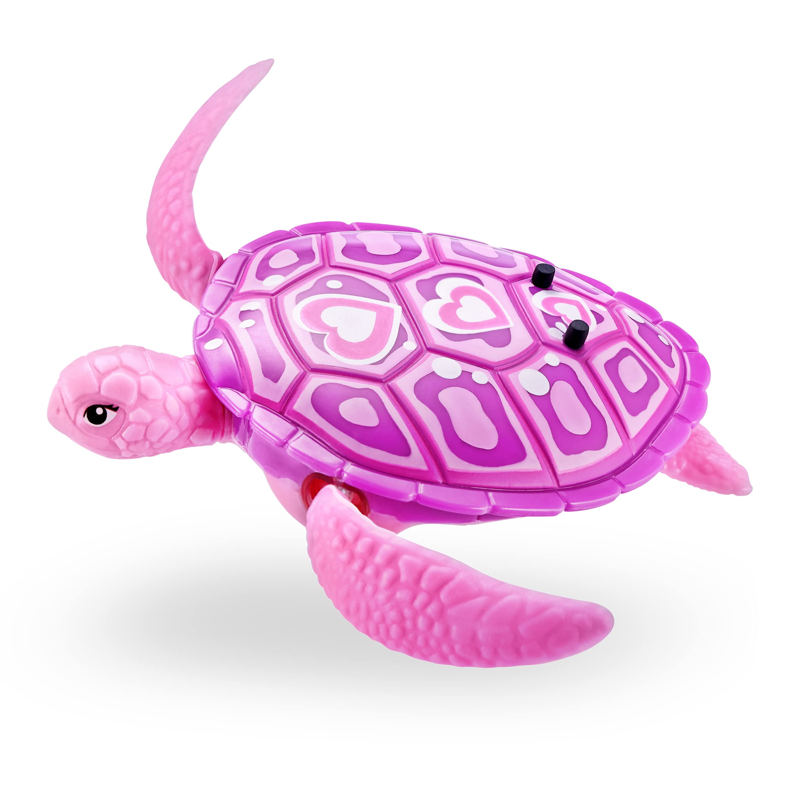ROBO ALIVE Robo Turtle Robotic Swimming Turtle (Green + Pink) by ZURU Water Activated, Comes with Batteries, Exclusive (2 Pack) Green + Pink