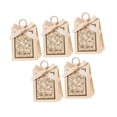 thumbnail image 3 of 5 cajas de regalo con dulces, elegantes bolsas para banquetes y bodas. Beige champán, 3 of 8