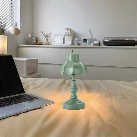 

Finelylove Trend Retro Night Light Student Dormitory Desktop USB Desk Lamp Romantic Three-position Dimming