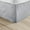 (Queen, Silver Grey), variant on Alive Pixels Bed Skirt Silver Grey Solid 100% Cotton 1Pc 12 Inch Bed Skirt 600TC (Queen, Silver Grey)