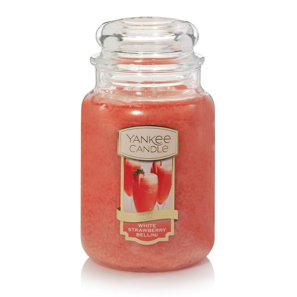 Vela Yankee Candle White Strawberry Bellini 623 g 110 h