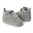thumbnail image 3 of Baby Girls Boys Shoes Soft Anti-Slip Sole Newborn High Top Walking Shoes Unisex Infant Sneaker Non-Slip Soft Sole Toddler Newborn Baby Shoes Crib Shoes, 3 of 7