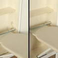 thumbnail image 6 of Household Essentials Ironing Board Cabinet, In-Wall Recessed Ironing Board Cabinet with Storage Shelves, White, 6 of 7