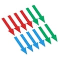 thumbnail image 1 of Uxcell Directional Arrow Sticker, 36 Pack PVC Removable Self Adhesive Decal, Red/Blue/Green, 1 of 6