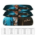 thumbnail image 2 of Johnny Depp 3 Pieces Bedding Set 3D Printed Lightweight Bed Quilt Set Comforter Cover Set for Girls Kids Teens, 1 Quilt Cover 2 Pillowcases 86"x70", 2 of 8