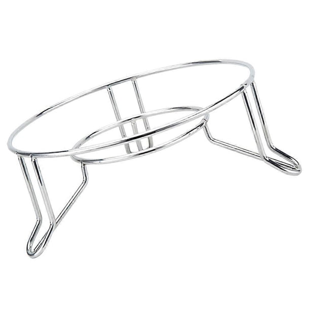 Heat-Proof Pot Rack 1Pcs Silver Stainless Steel for Pot Use Quick Heat Dissipation