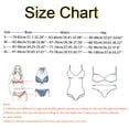 thumbnail image 2 of LYMAYTER Womens Swimsuits for Women Swimwear High Waist Stomach in One-Piece Fashion V Neck Suspenders Bikini, 2 of 8