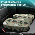 thumbnail image 4 of Premium Dog Pattern Memory Foam Seat Cushion Ergonomic Chair Pad for Office Chair, Car, Airplane & Bleachers Sciatica, Tailbone Hip & Back Pain Relief - Chair Cushion for Long Office Workers., 4 of 5