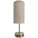 thumbnail image 1 of Lampara De Mesa, Luz Ideal, Murano Satín, Pantalla De Tela Beige, 1 of 5
