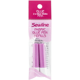  Premium Quality Sewline Multi Assorted Refill for Glue Pen Pink  Blue Yellow Fabrics Quilting Notion 6 Pack : Arts, Crafts & Sewing