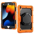 thumbnail image 2 of for iPad 9th/8th/7th Generation 10.2 inch Case, 360 Rotating Shockproof Cover with Stand, Handle, Shoulder Strap, Orange, 2 of 7