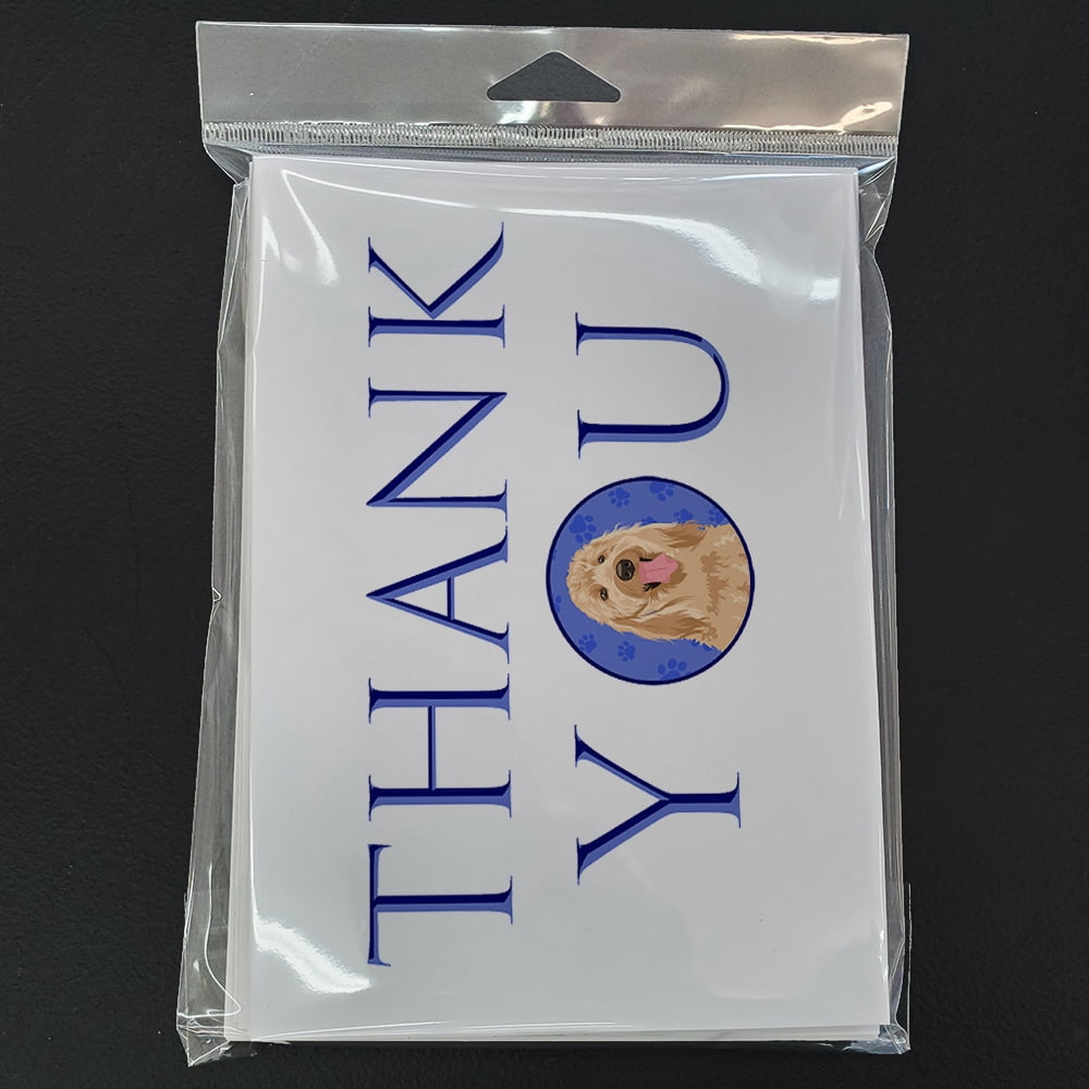 Doodle Fawn #3 Thank You Greeting Cards and Envelopes Pack of 8 7 in x 5 in