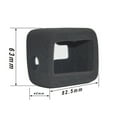 thumbnail image 4 of RENACLIPY Windproof Housing for Hero8 Action Camera Black Durable Noise Reducing Cover, 4 of 8