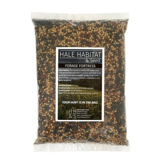 Hale Habitat & Seed Forage Fortress Food Plot Seed Mix, 1/4 Acre