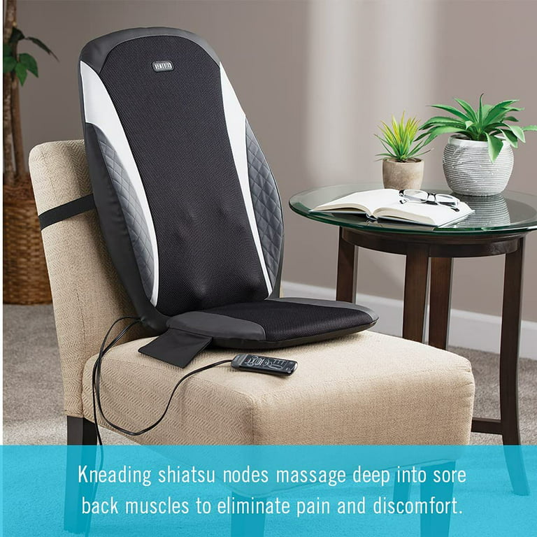 Costway Shiatsu Massage Cushion with Heat Massage Chair Pad Back Massager  Glod JS10020US-GD - The Home Depot