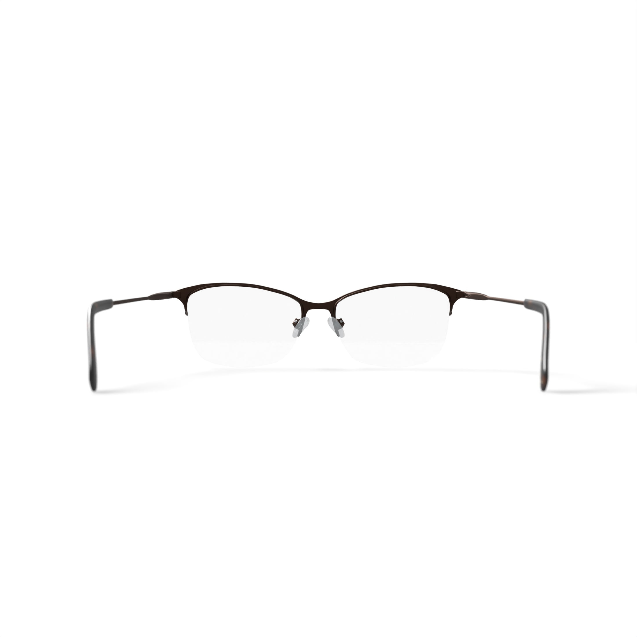 Love by Ellen DeGeneres Womens Prescripton Eyeglasses, Freret, Brown, 53-16-140, with Case