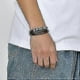 thumbnail image 3 of Mens Celtic Knot Charm Bracelets 3 Layers Black Braided Leather Rope Chain Wristband Ethnic Gifts for Him Jewelry, 3 of 5