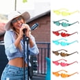 thumbnail image 2 of 10 Pairs Decorative Glasses Flame Shape with Nose Pads Distortion-Free Lenses Men And Women Photo Prop Glasses for Stage Performance Eyewear for Outdoor Activities, 2 of 8
