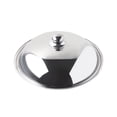 thumbnail image 4 of Skillet Lid Stainless Steel Wok Lid Cover Professional, Anti Scald, 36cm Pot Covers Cooking Pot Lid for Griddle Kitchen Cheese Top Bead Lid, 4 of 9