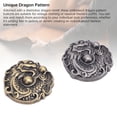 thumbnail image 4 of Botones Metálicos Retro Para Ropa, aleación De Zinc Resistente, Artesanía Exquisita, 2 Juegos De Botones De Metal Con Patrón De Dragón único Y Elegante Para Cinturones, 4 of 7