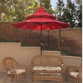 thumbnail image 5 of MAYPEX Outdoor 9 Ft Pagoda Patio Umbrella with Crank Patio 3 Tier Vented Market Umbrella 8 Steel Ribs for Pool Garden Yard Cafe Deck Aqua, 5 of 8