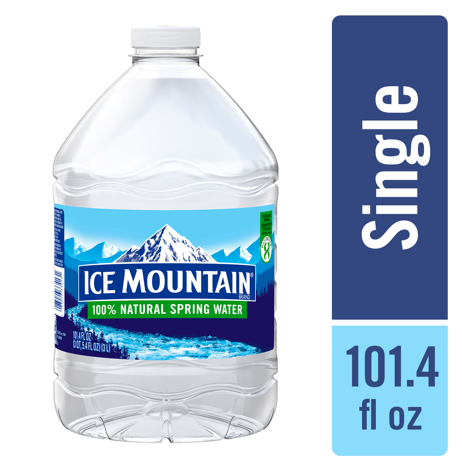 ICE MOUNTAIN Brand 100% Natural Spring Water, 101.4-ounce plastic jug