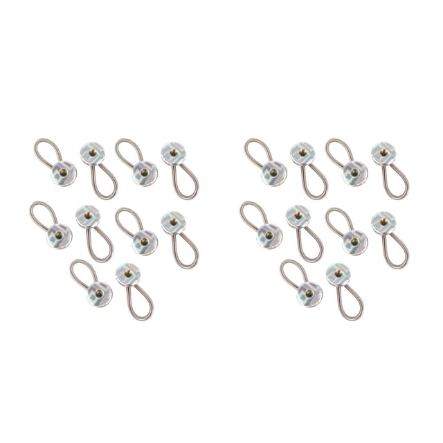 Matsuzay 1 Bag Shirt Collar Extender Non-irritating Rope Buckle Durable Fabric Money Elastic Replace Multifunctional Seamless Saving Neck colorido brillante 2piezas Matsuzay CBP380660
