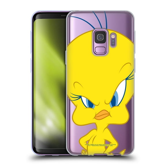 Head Case Designs Officially Licensed Looney Tunes Characters Tweety Soft Gel Case Compatible with Samsung Galaxy S9