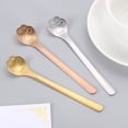 thumbnail image 4 of Uxcell 8Pack 6" Cat Paw Spoon Stainless Steel Coffee Spoon Ice Cream Spoon, Gold, 4 of 4