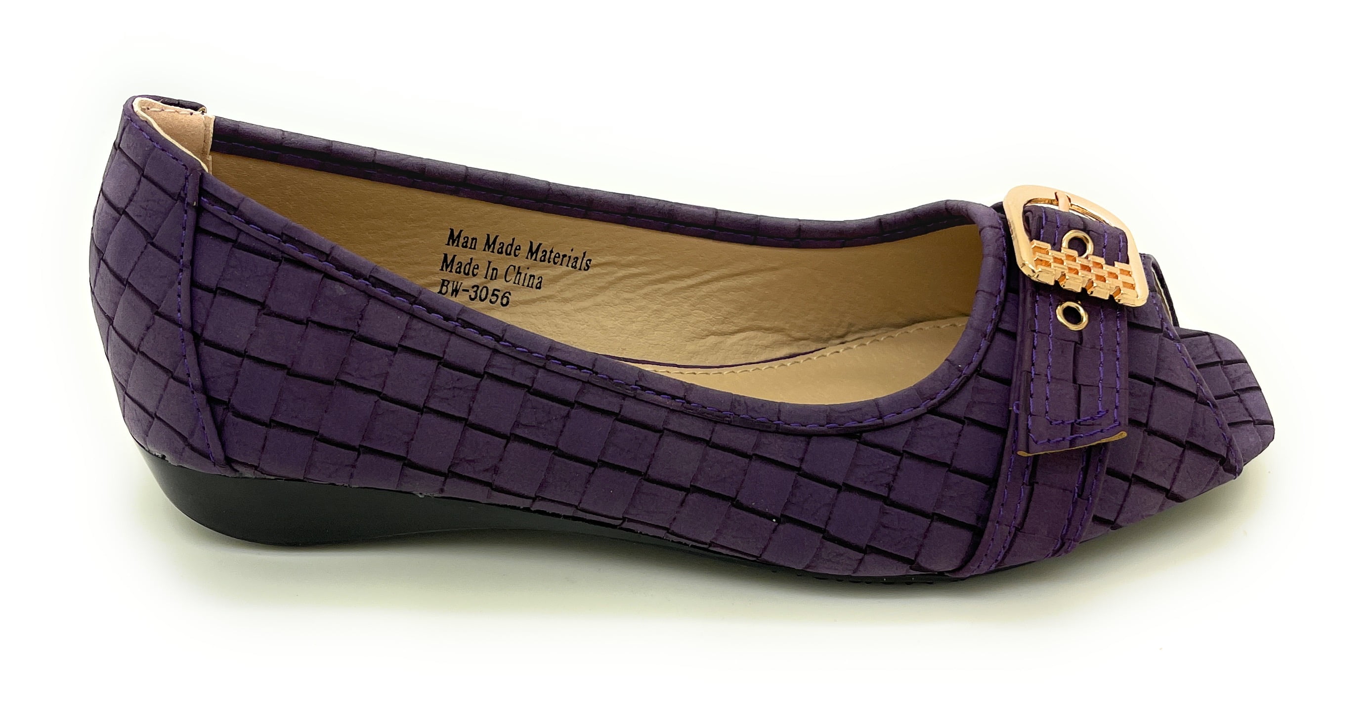 Open Toe Wedge Flat