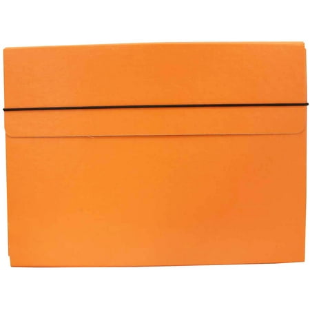 UPC: 0707152624848 | JAM Elastic Portfolio  9.25×12.5x.5  Orange  1/Pack