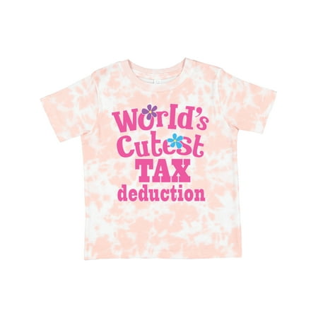 

Inktastic Tax Deduction Worlds Cutest Girls Girls Toddler T-Shirt