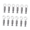 thumbnail image 2 of Guardoinrt 12Pcs Leather Positioning Pins Leather Located Pins a great addition Tools for Fixing Silver, 2 of 6