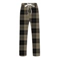 thumbnail image 5 of Delayuji Business Casual Pants for Men Fashion Men's Casual Plaid Loose Sports Plaid Pajama Pants Pants Men's Casual Pants Mens Casual Pants Gray M, 5 of 5