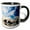 Black/White, variant on 3drose, Usa, Oregon, Bandon Beach. Sea Stacks at Twilight., 11oz Mug