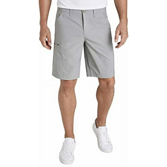 Weatherproof Vintage Mens Packable Hybrid Trail Short (40, Light Gray)