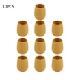 thumbnail image 2 of Injueey 10 piezas de taza de agua de silicona para niños, reemplazo lavable a prueba de golpes, frasco de jugo de Color sólido, botella para Utensilios de cocina Amarillo, 2 of 6