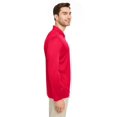 thumbnail image 3 of Team 365 TT51L Men's Zone Performance Long Sleeve Polo-Sport Red-4XL, 3 of 3