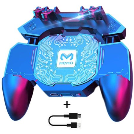 Mobile Game Controller, PUBG Mobile Controller 6 Fingers Operation, All ...