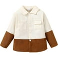 thumbnail image 1 of Tenue Bébé Garçon Confortable Manches Longues Patchwork Hauts Robe Polaire Shaject, 1 of 1