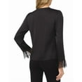 thumbnail image 2 of CeCe womens  Button Down Blouse, l, Black, 2 of 3