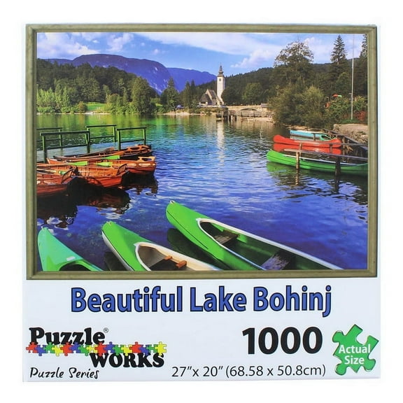 PuzzleWorks 1000 Piece Jigsaw Puzzle | Lake Bohinj
